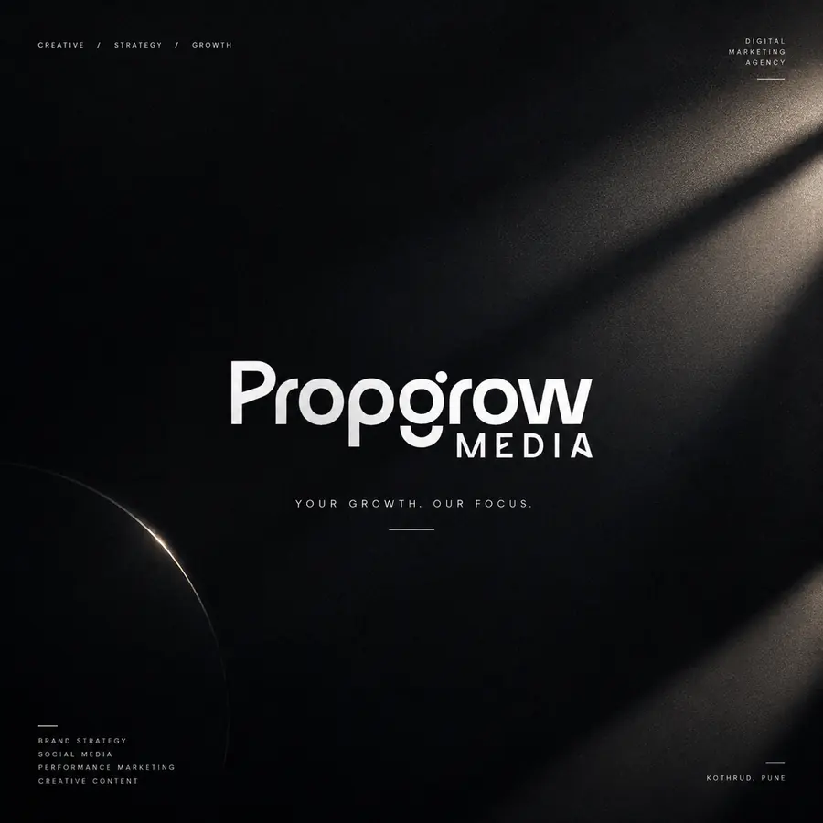 Propgrow Media Brand Introduction. Social media creative for Propgrow Media.